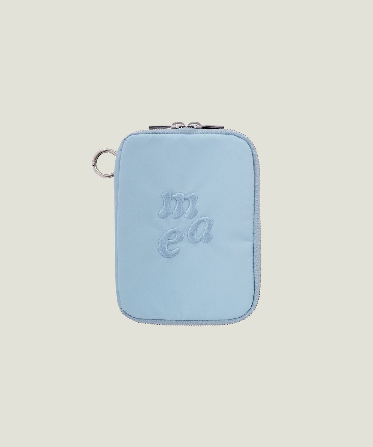 무쿠앤에보니(MUCU AND EBONY) m.a.e Travel Wallet _ Light Blue
