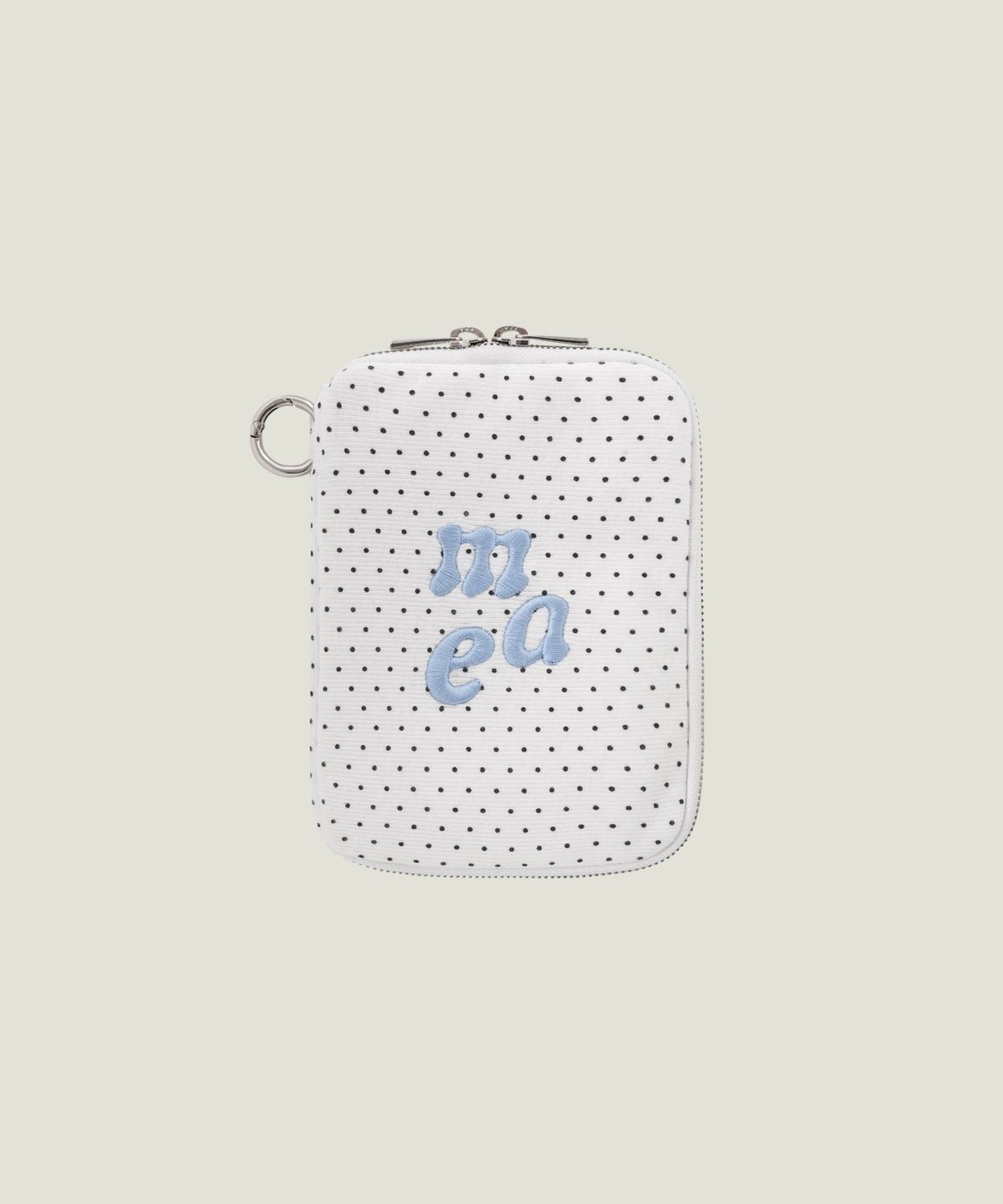 무쿠앤에보니(MUCU AND EBONY) m.a.e Travel Wallet _ Dot Ivory