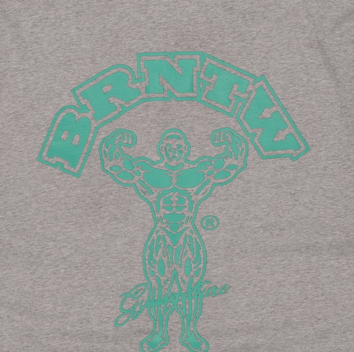 본투윈(BORN TO WIN) RAISEBORN OVER FIT T-SHIRTS [MELANGE GREY] 1