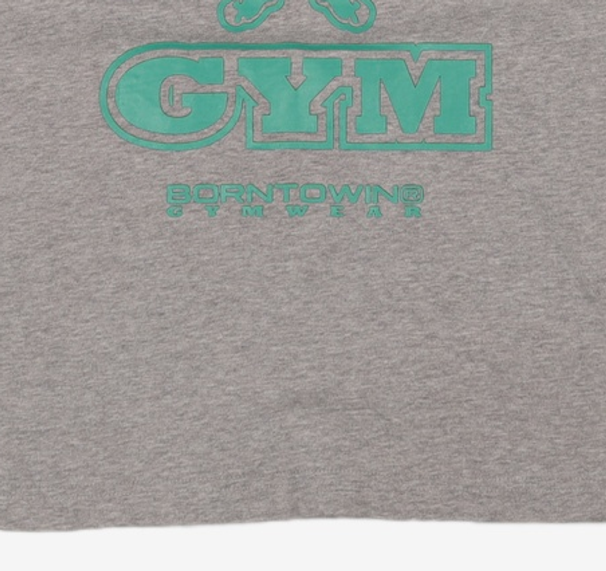 본투윈(BORN TO WIN) RAISEBORN OVER FIT T-SHIRTS [MELANGE GREY] 1