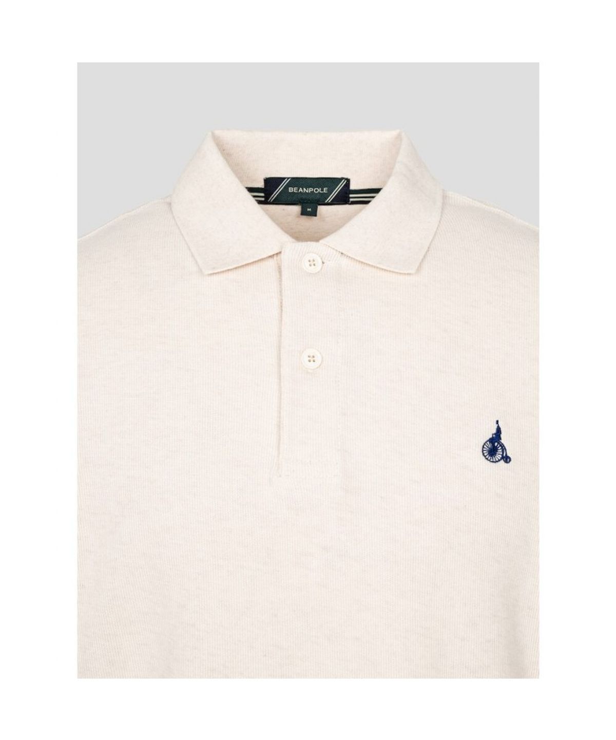 빈폴 멘(BEANPOLE MEN) [Essential] 소프트 더블 저지 칼라넥 티셔츠  아이보리