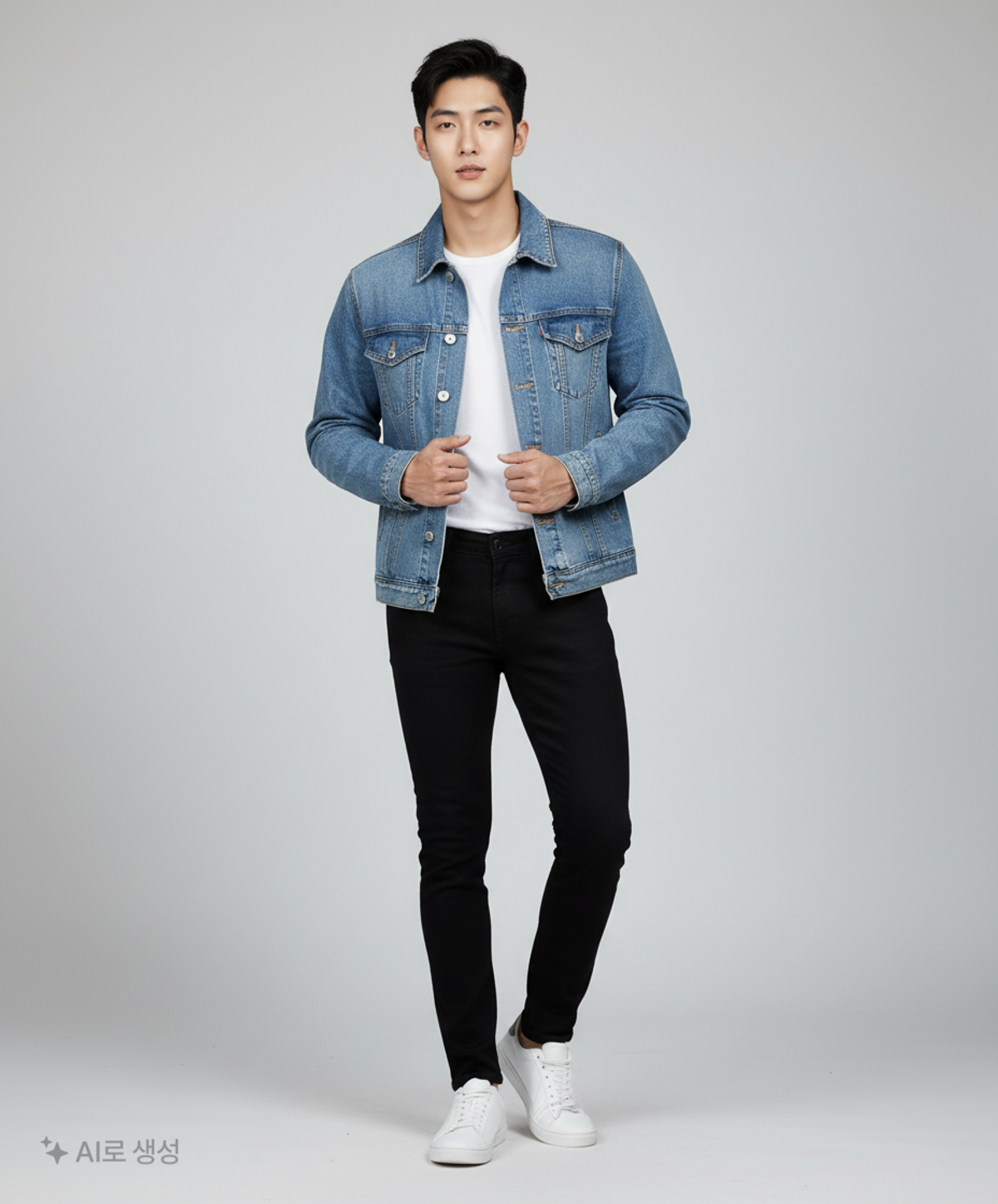 스파오(SPAO) 데님/트러커 재킷 M