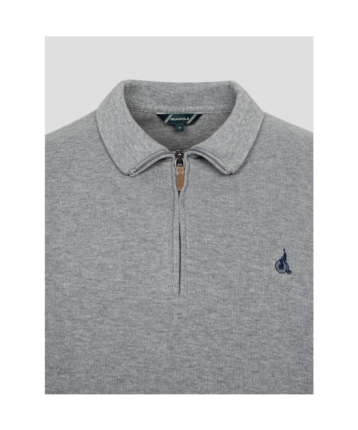 빈폴 멘(BEANPOLE MEN) [Essential] 소프트 더블 저지 쿼터집 티셔츠  그레이
