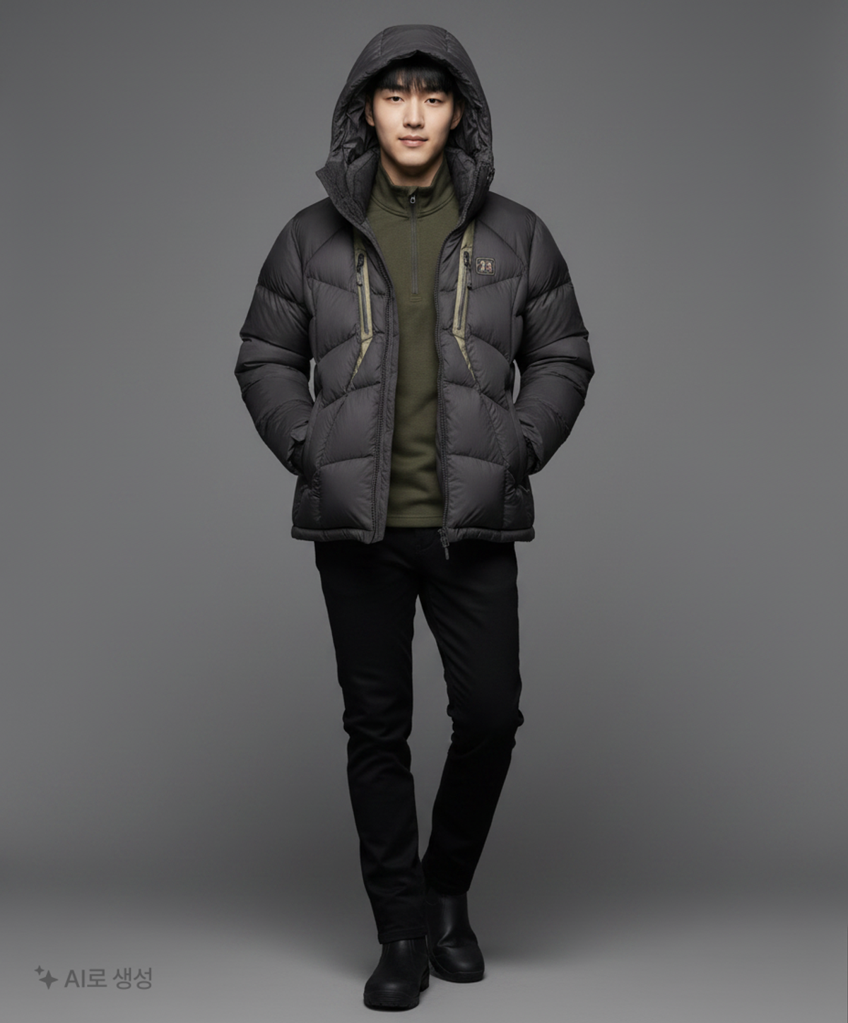 코오롱스포츠(KOLON SPORT) 숏 패딩/숏 헤비 아우터 95