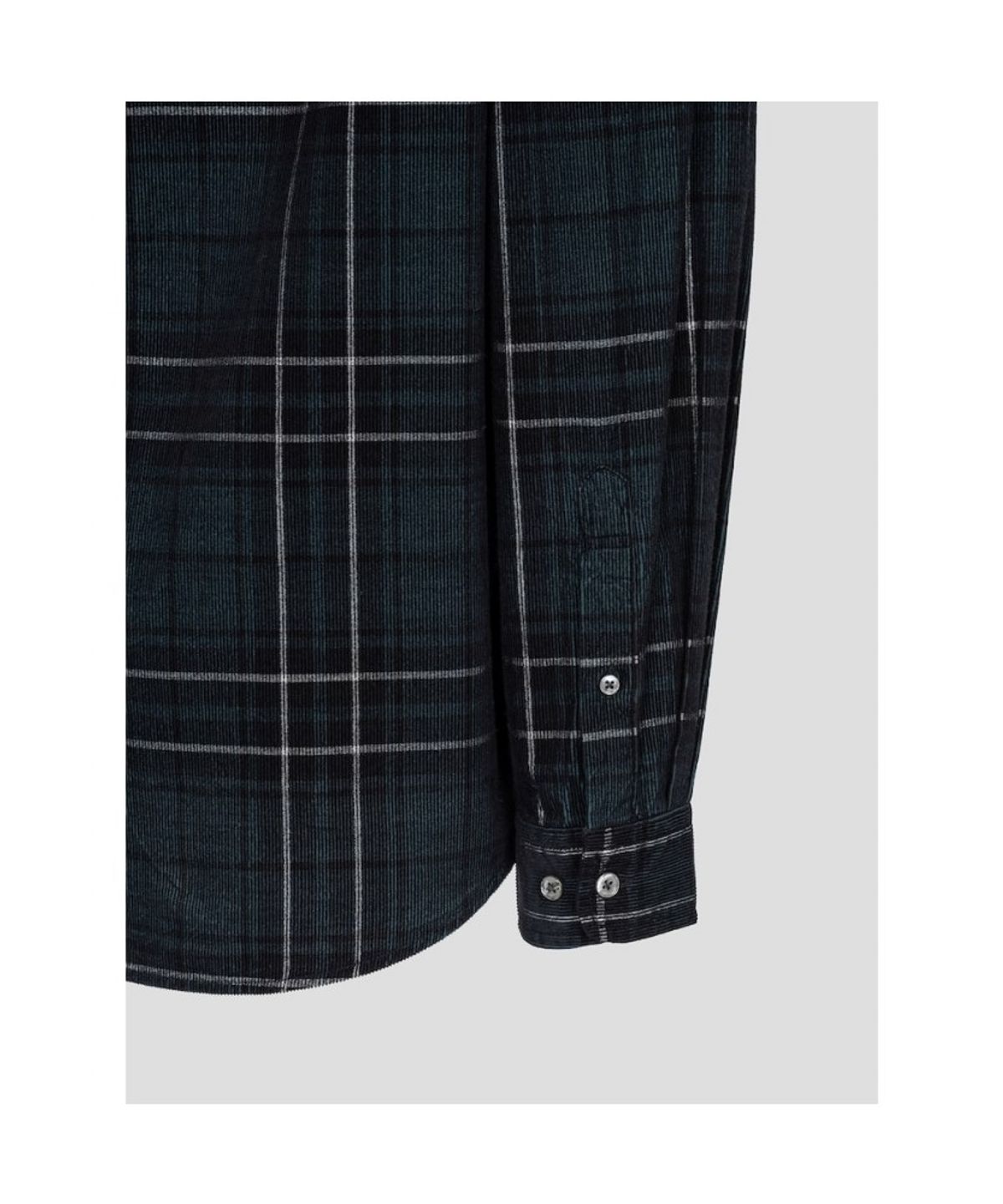 빈폴 멘(BEANPOLE MEN) 코듀로이 체크 셔츠  그린