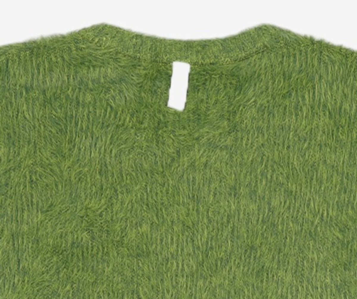 노매뉴얼(NOMANUAL) (시그니처종료)CROPPED HAIRY KNIT - 5 COLOR L