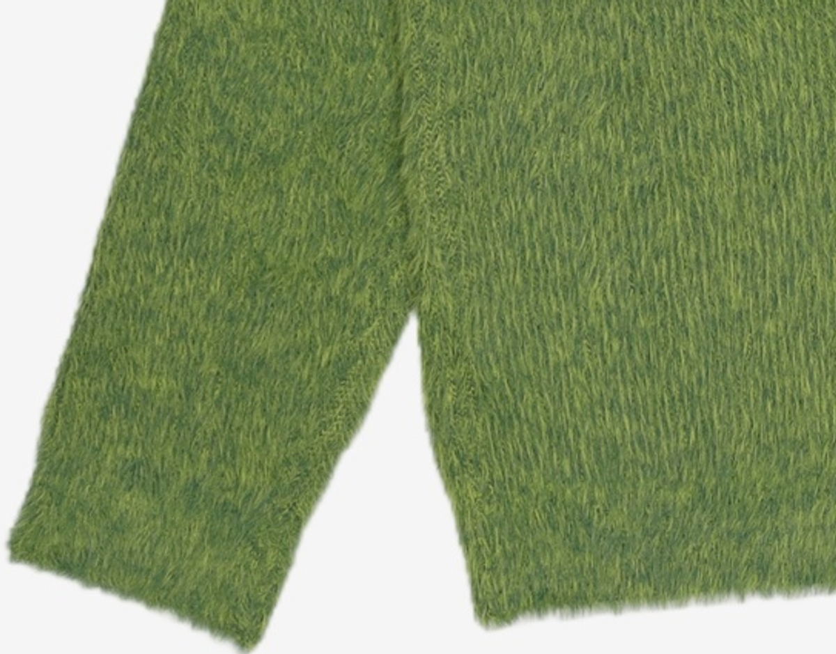 노매뉴얼(NOMANUAL) (시그니처종료)CROPPED HAIRY KNIT - 5 COLOR L