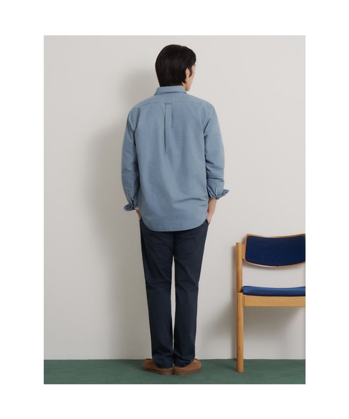 빈폴 멘(BEANPOLE MEN) [Essential] 클래식핏 치노 팬츠  네이비