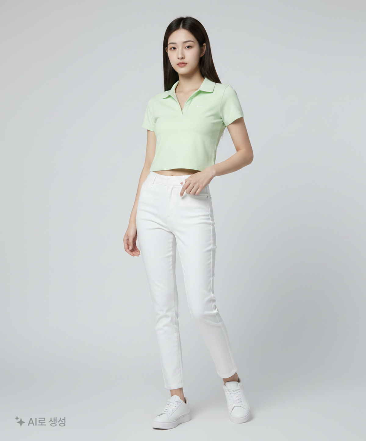 나이키(NIKE) 스포츠웨어 에센셜 반소매 폴로 탑 W - 베이퍼 그린:세일 / DV7885-376 S