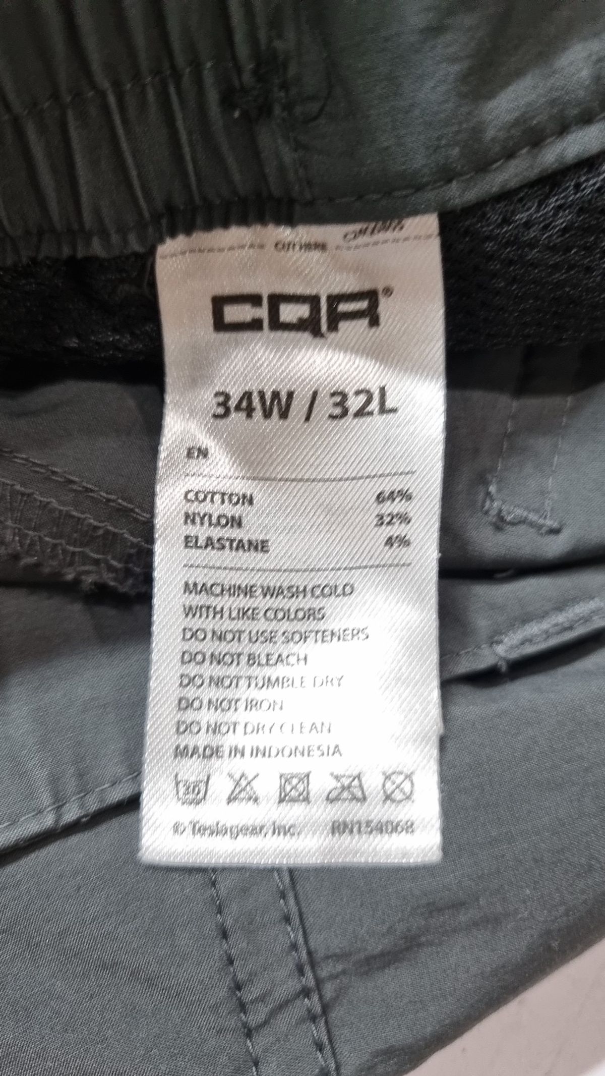 씨큐알(CQR) 기타 바지 34W/32L