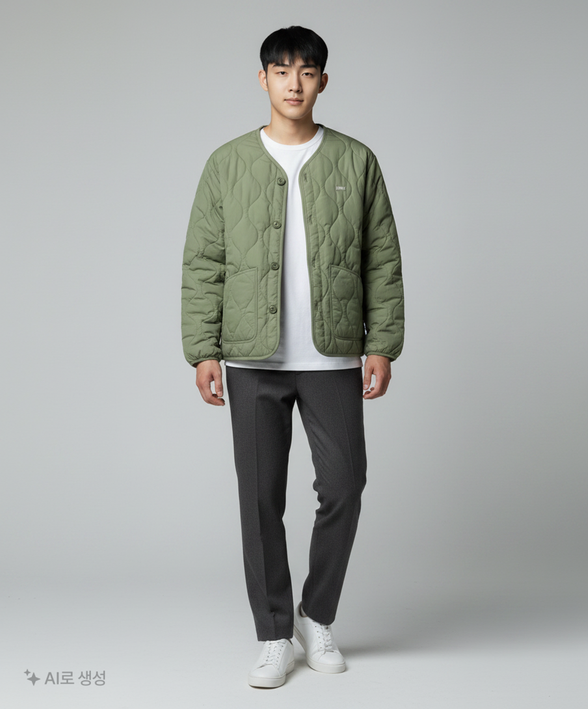 엠엠엘지(MMLG) [Mmlg] CPC QUILTED JACKET (SWAMP GREEN) L