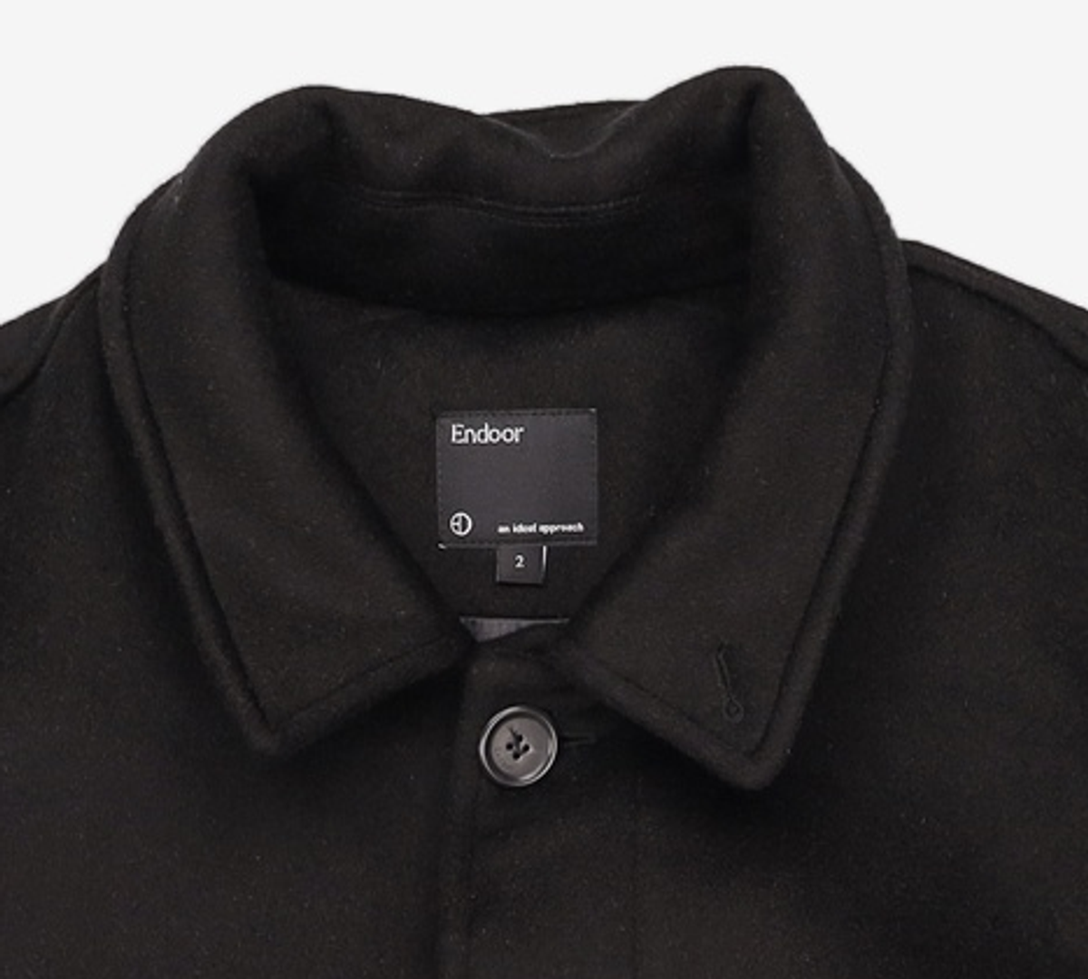 엔도어(ENDOOR) Short mac coat (black) 2