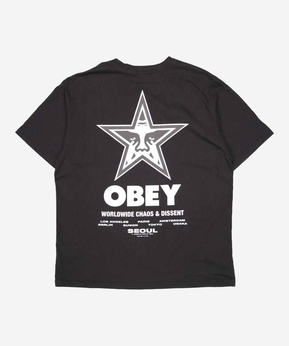 오베이(OBEY) 반소매 티셔츠 XXL
