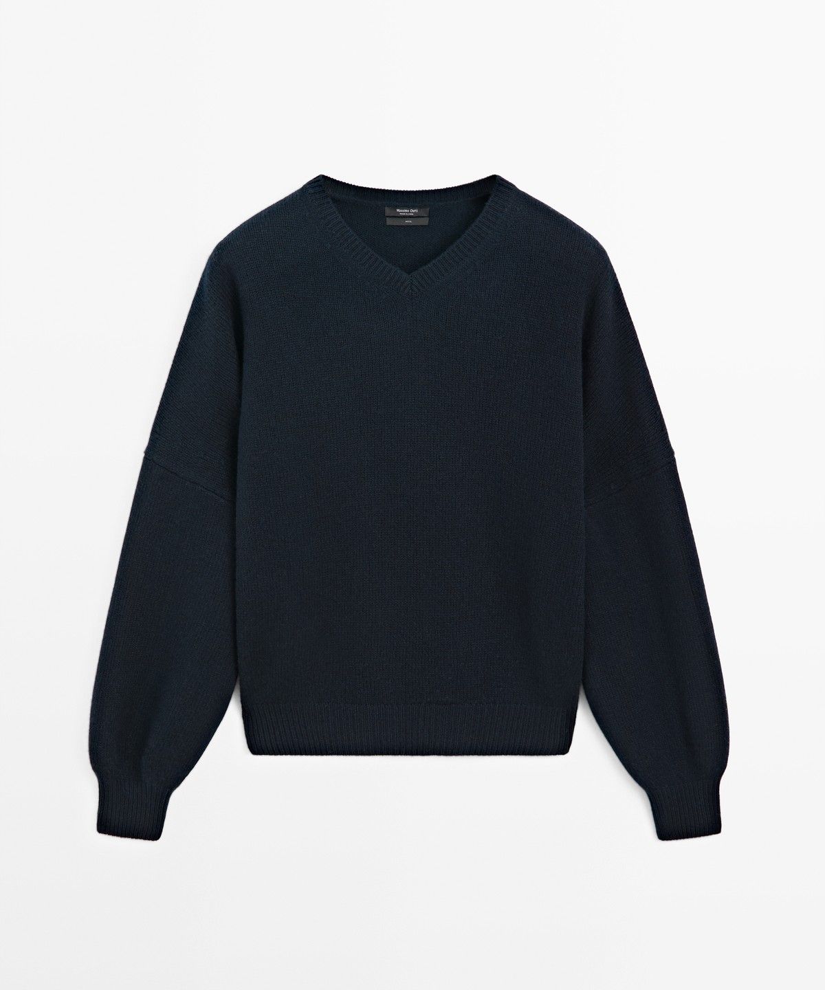 마시모두띠(MASSIMO DUTTI) 100% 울 오버사이즈 니트 스웨터