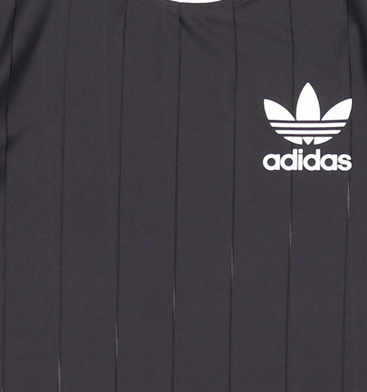 아디다스(ADIDAS) 3S 핀스트라이프 티 - 블랙 IX5505 S