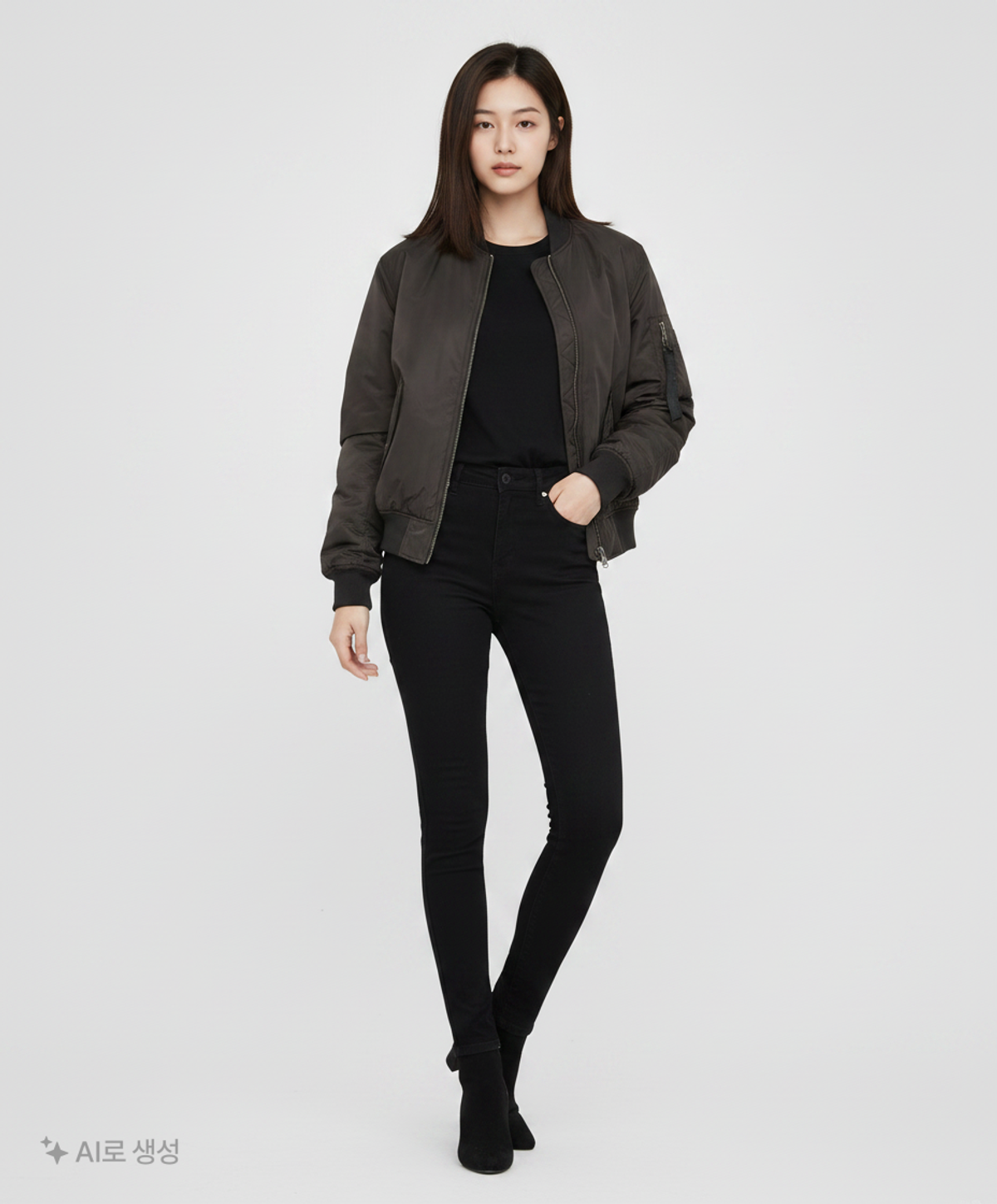 스파오(SPAO) 항공 점퍼/블루종/MA-1 M