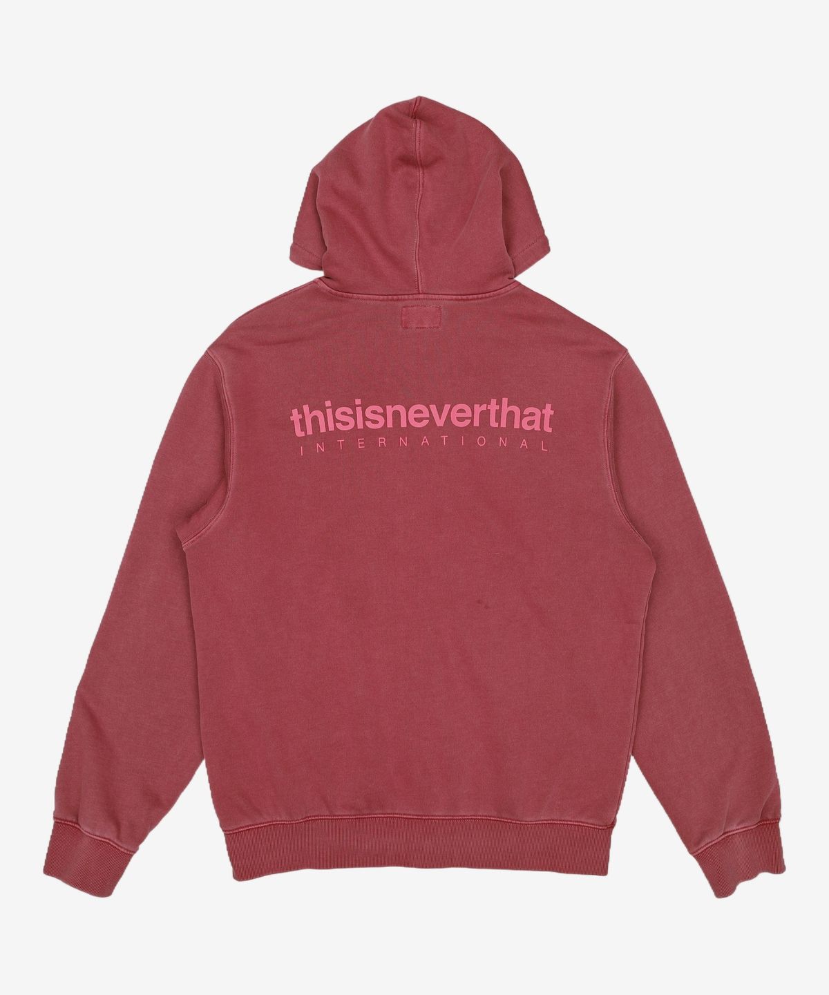 디스이즈네버댓(THISISNEVERTHAT) INTL. Logo Zip Up Hoodie Dried Rose L