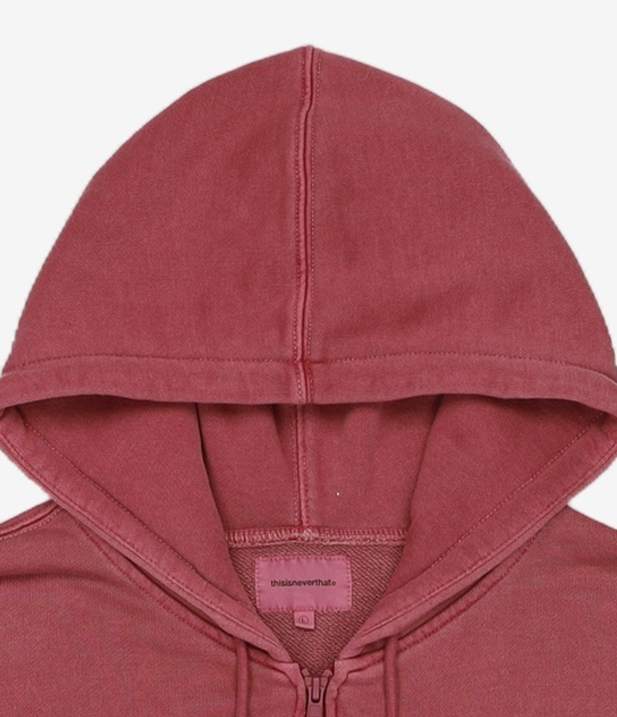 디스이즈네버댓(THISISNEVERTHAT) INTL. Logo Zip Up Hoodie Dried Rose L