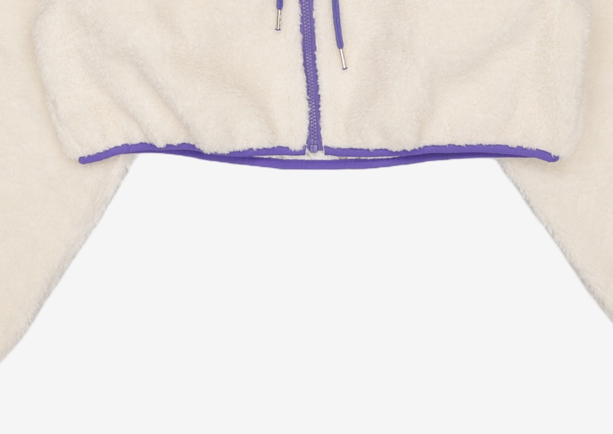 오아이오아이 컬렉션(OIOI COLLECTION) CROP SHERPA FLEECE JACKET [CREAM] FREE