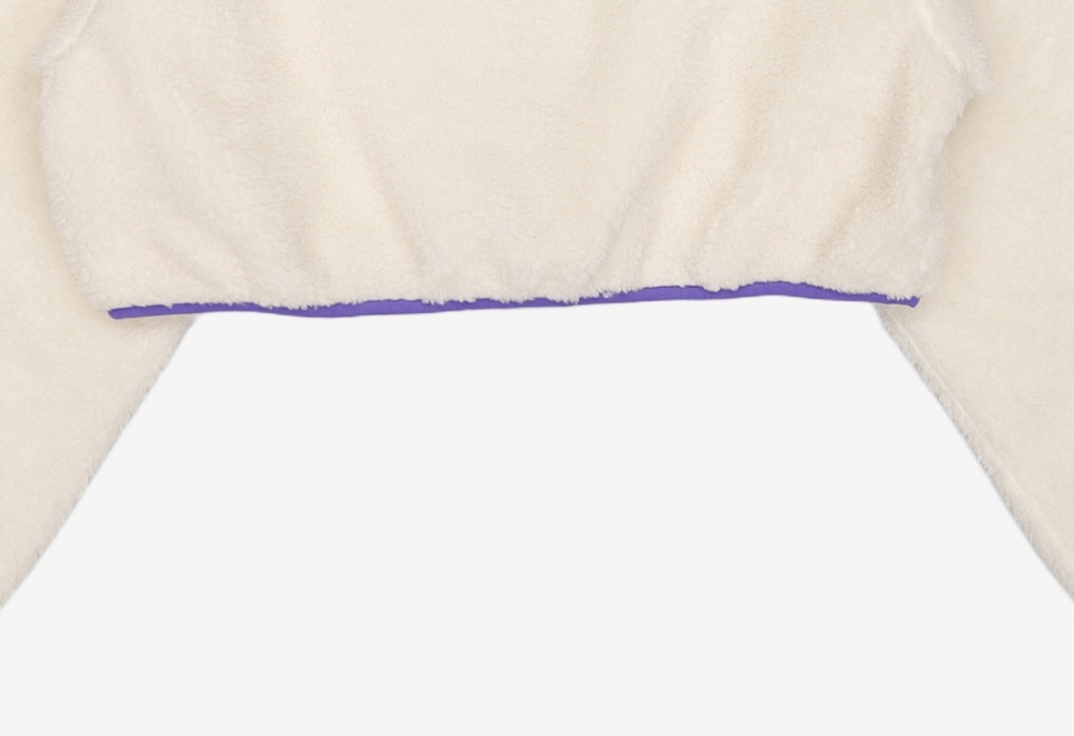 오아이오아이 컬렉션(OIOI COLLECTION) CROP SHERPA FLEECE JACKET [CREAM] FREE