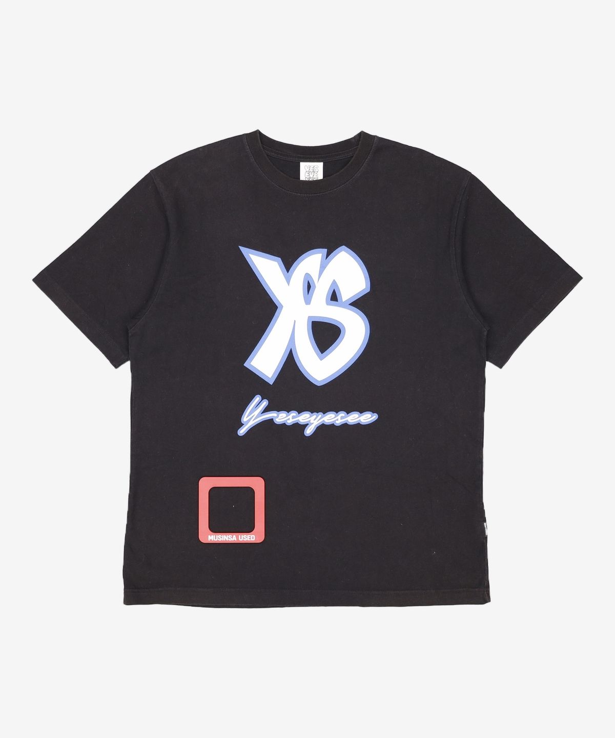 예스아이씨(YESEYESEE) ST Logo Tee Black M