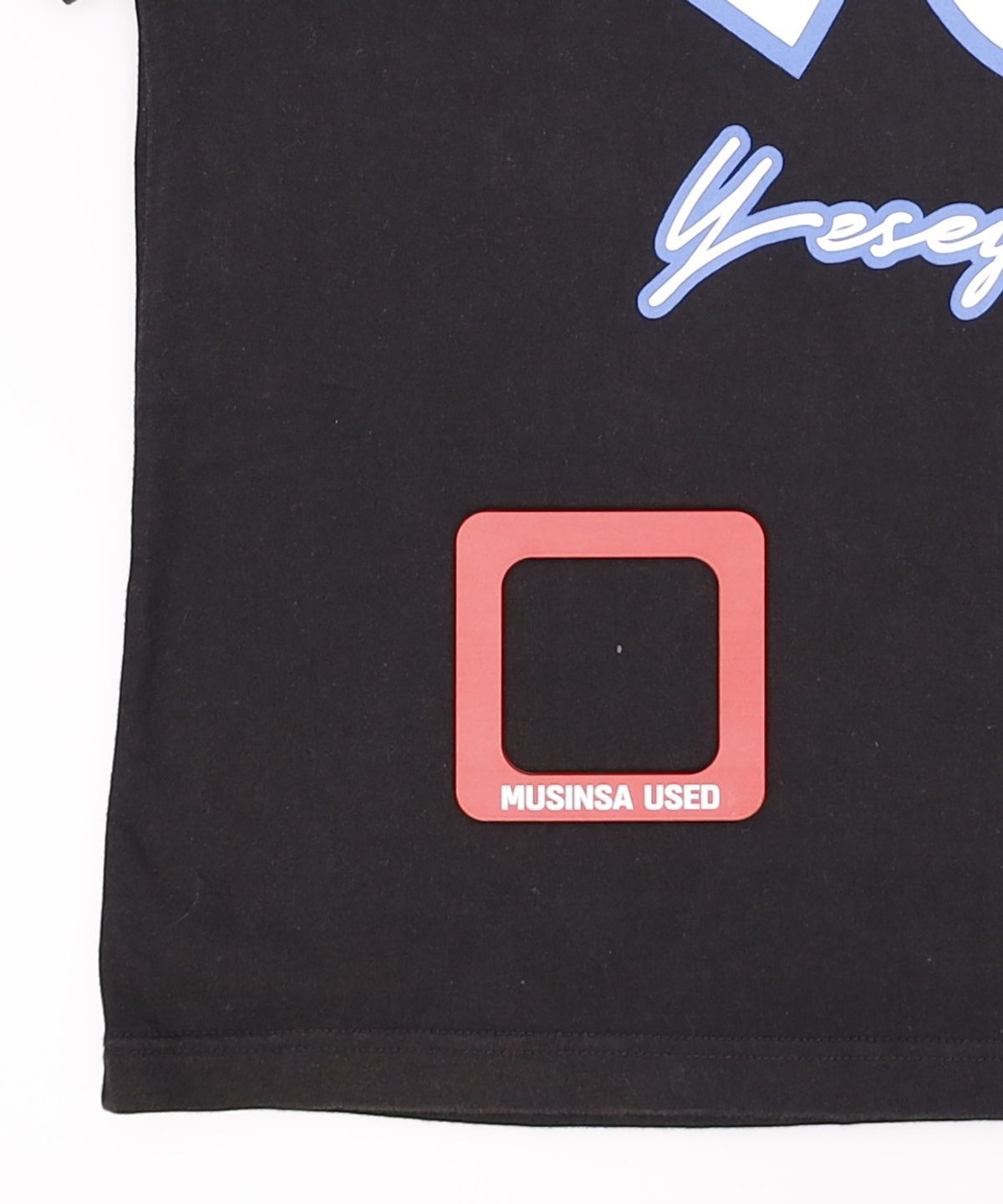 예스아이씨(YESEYESEE) ST Logo Tee Black M