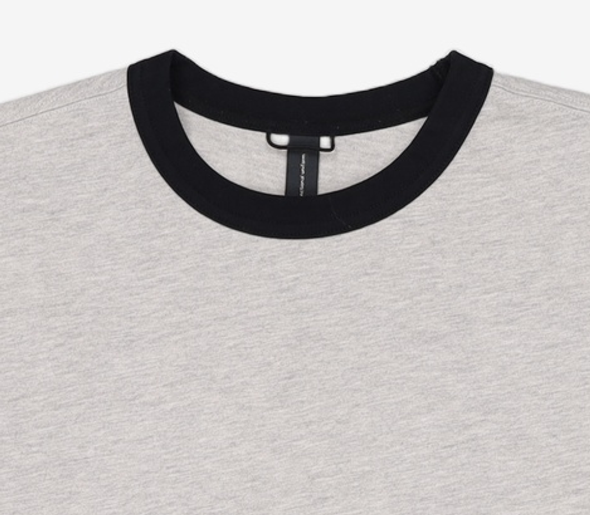 모이프(MOIF) [SS25] RINGER H/S TEE / HEATHER GRAY 2XL