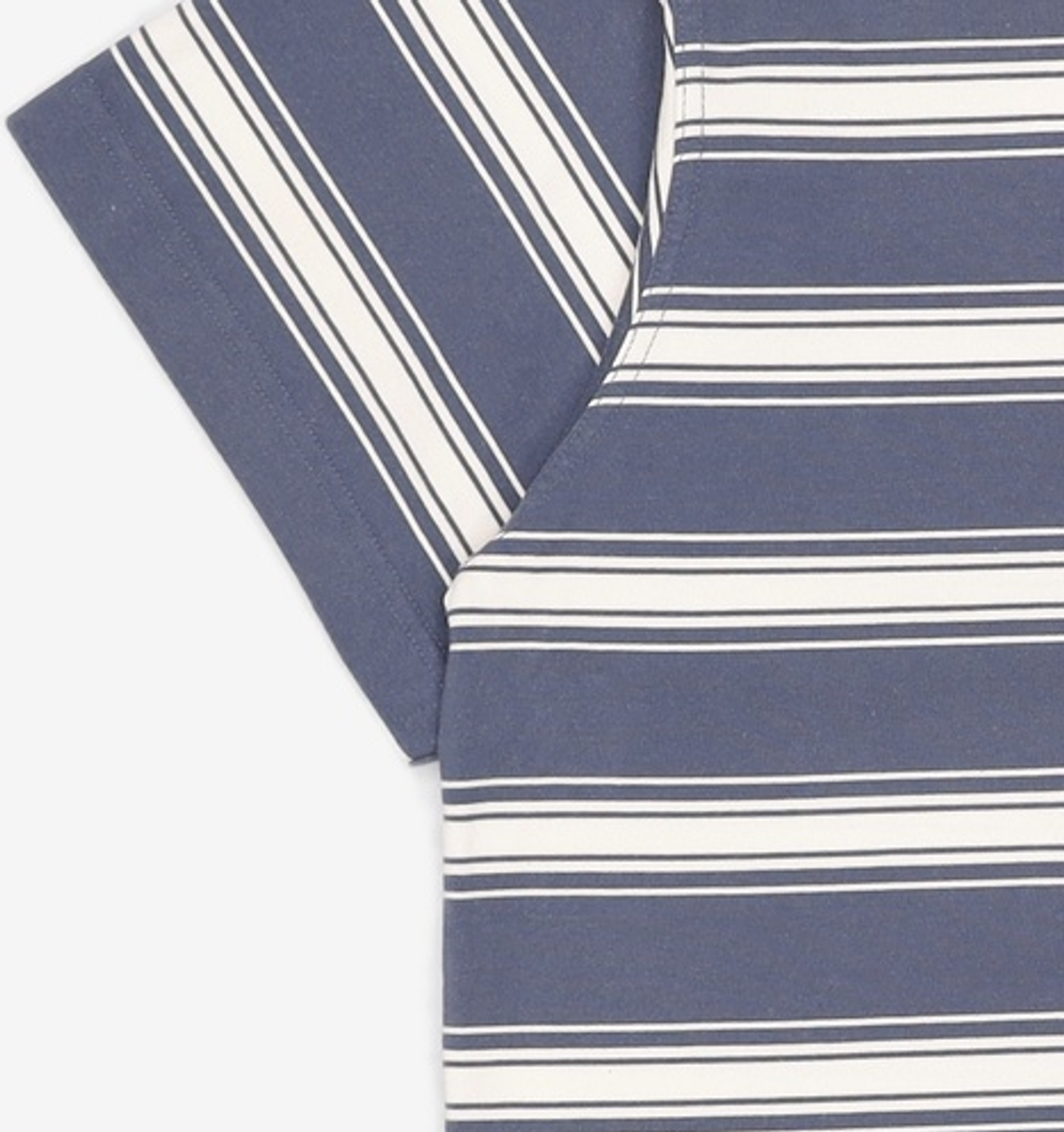 모이프(MOIF) [SS25] ONE POCKET H/S TEE / BLUE STRIPE 2XL