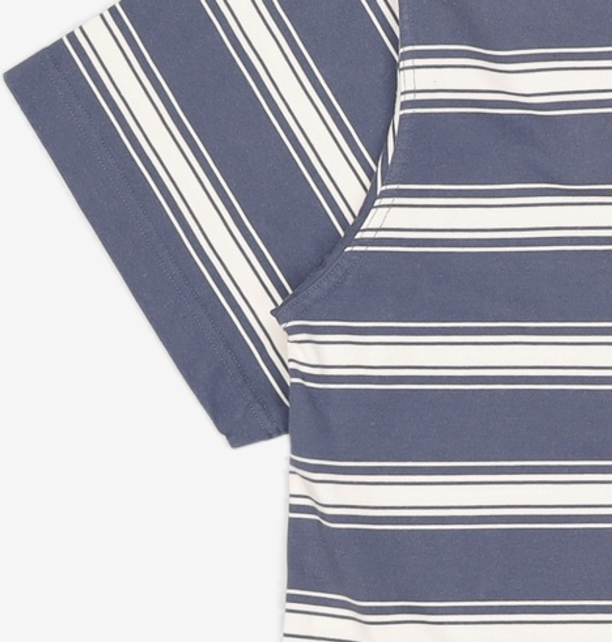 모이프(MOIF) [SS25] ONE POCKET H/S TEE / BLUE STRIPE 2XL
