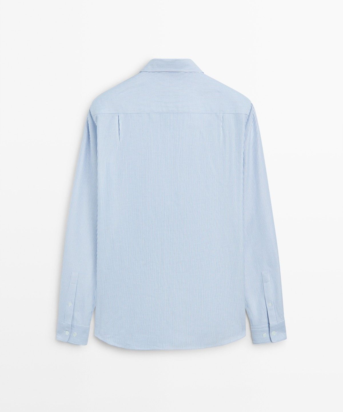 마시모두띠(MASSIMO DUTTI) 레귤러 핏 스트라이프 옥스퍼드 셔츠