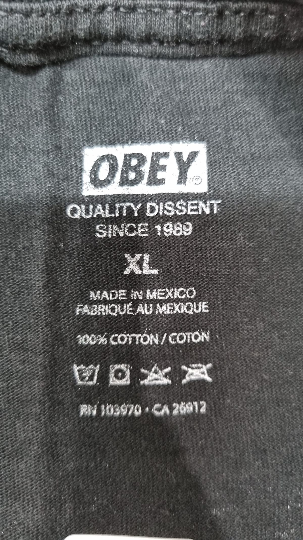 오베이(OBEY) 반소매 티셔츠 XL