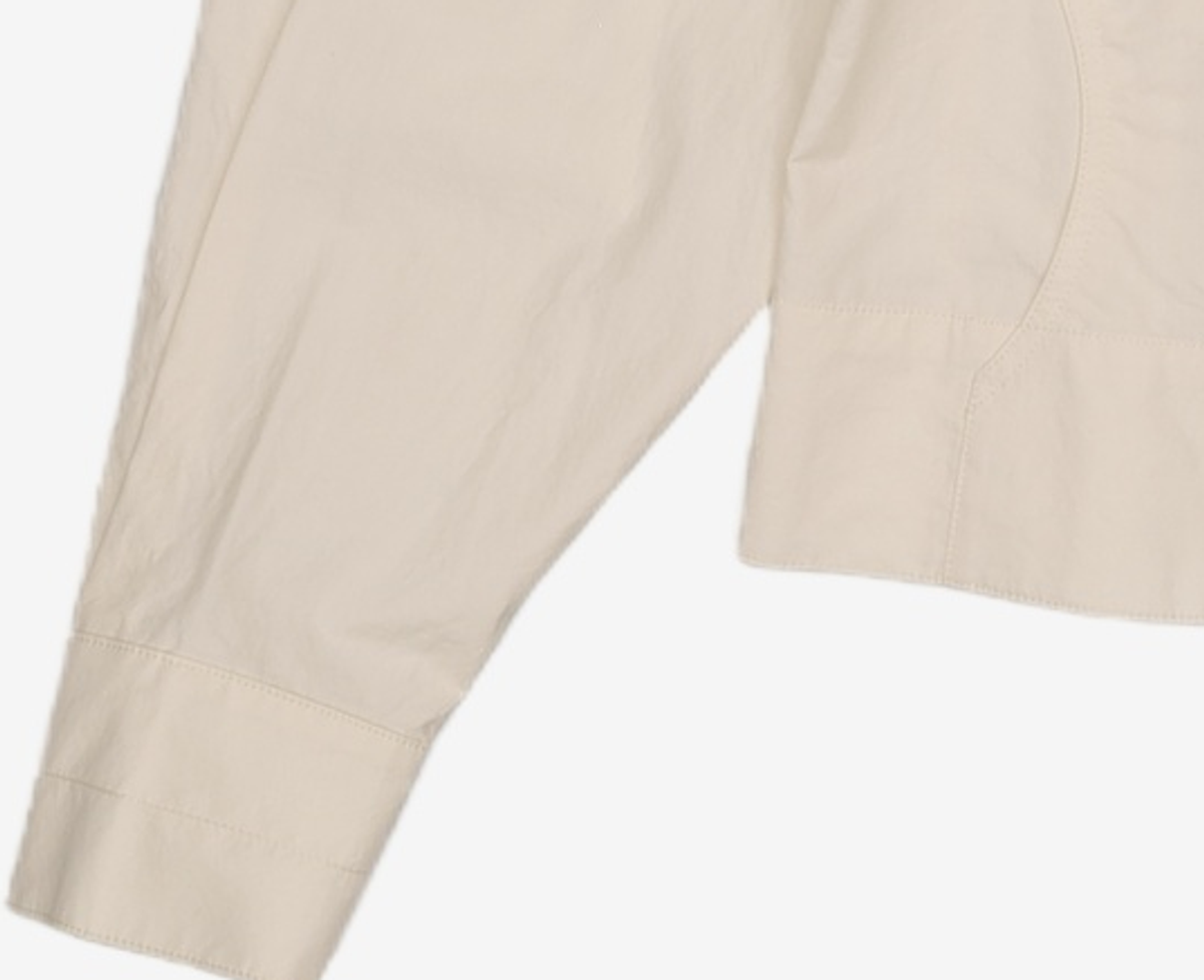 분더캄머(WNDERKAMMER) Shirring slit blouse_butter yellow(셔링 슬릿 블라우스_버터 옐로우) M