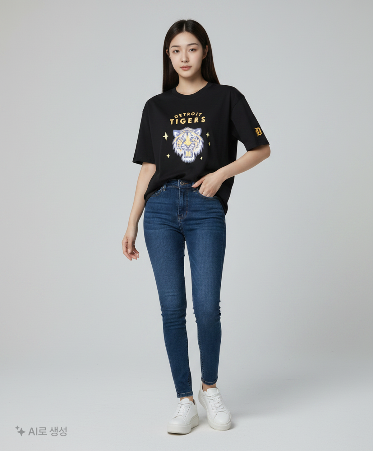 엠엘비(MLB) 더 이어 오브 타이거 반팔 티셔츠 DT (Black) XXL