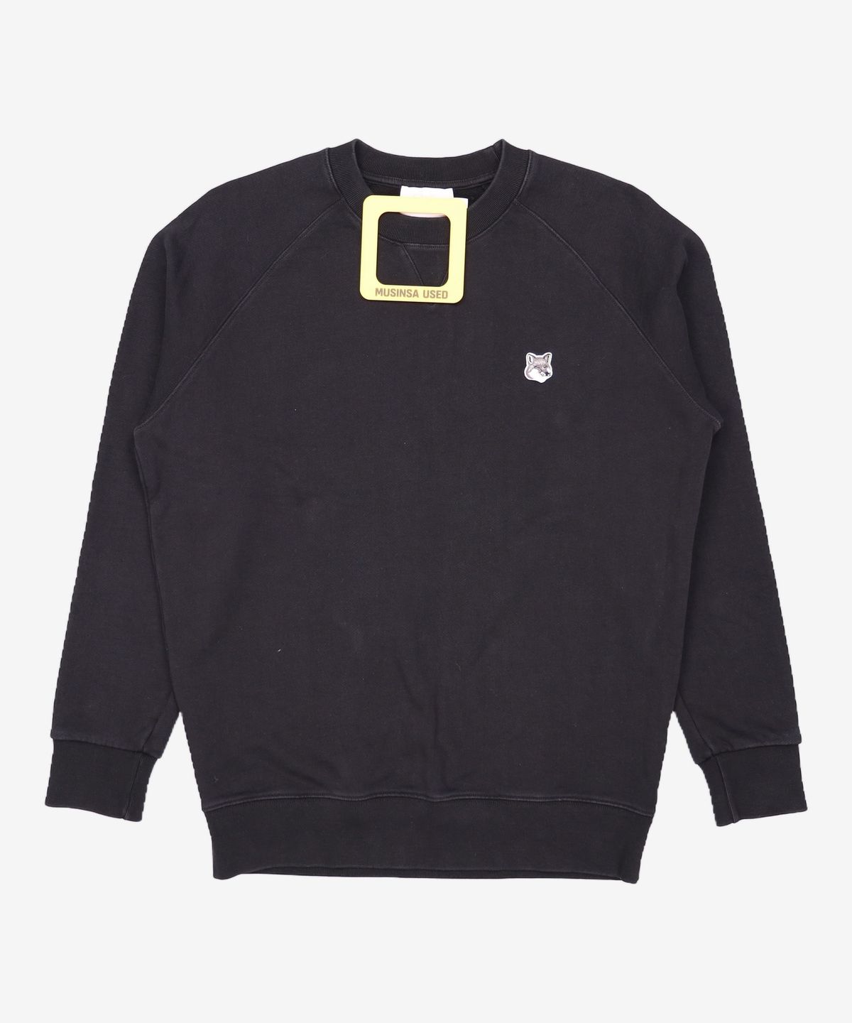 메종 키츠네(MAISON KITSUNE) 21FW 폭스헤드 패치 맨투맨 GM00333KM0002 L