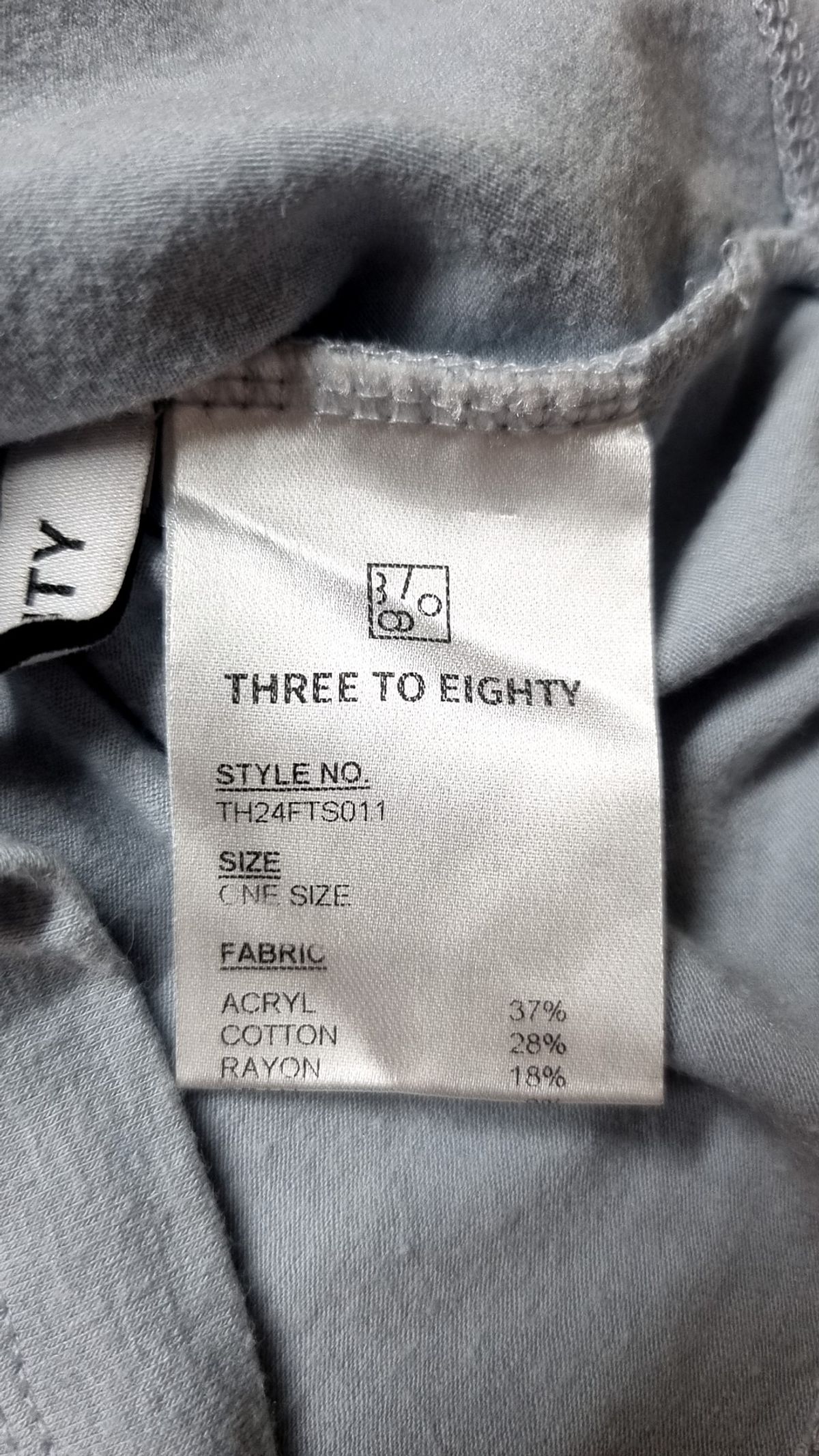 쓰리투에이티(THREE TO EIGHTY) LOGO LAYERED TOP (MINT) ONE SIZE