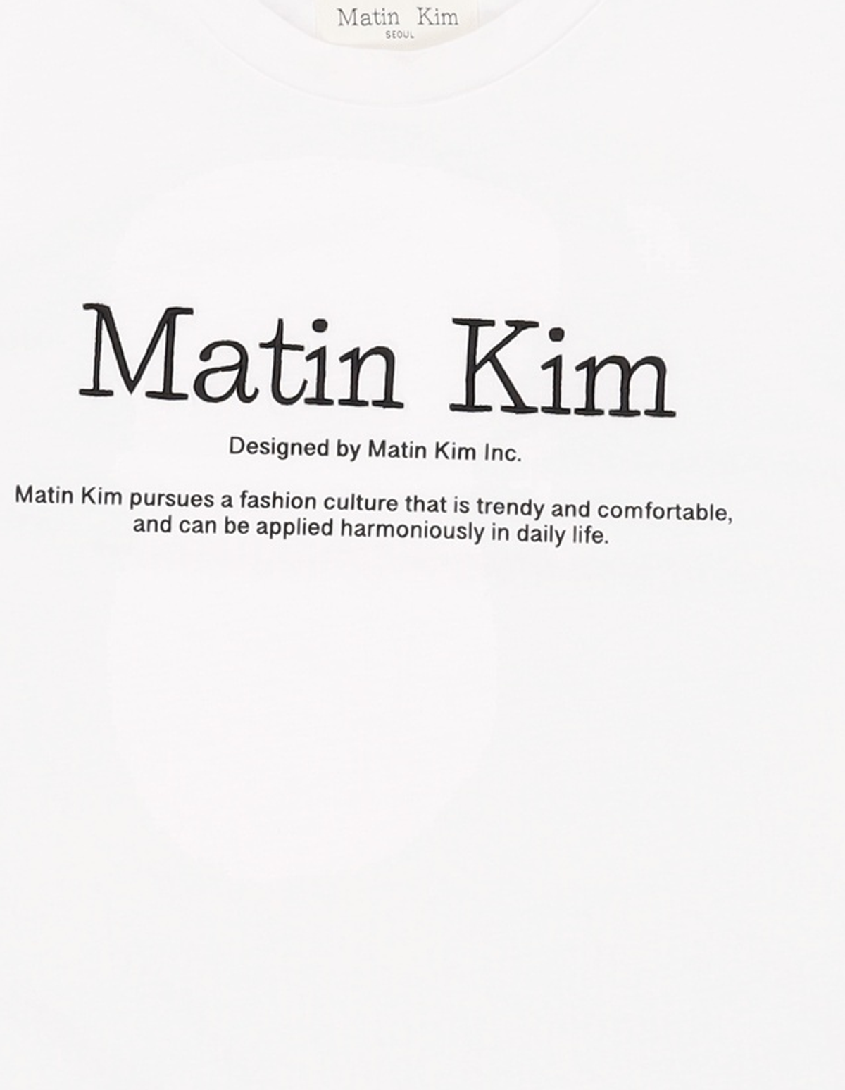 마뗑킴(MATIN KIM) 반소매 티셔츠 S