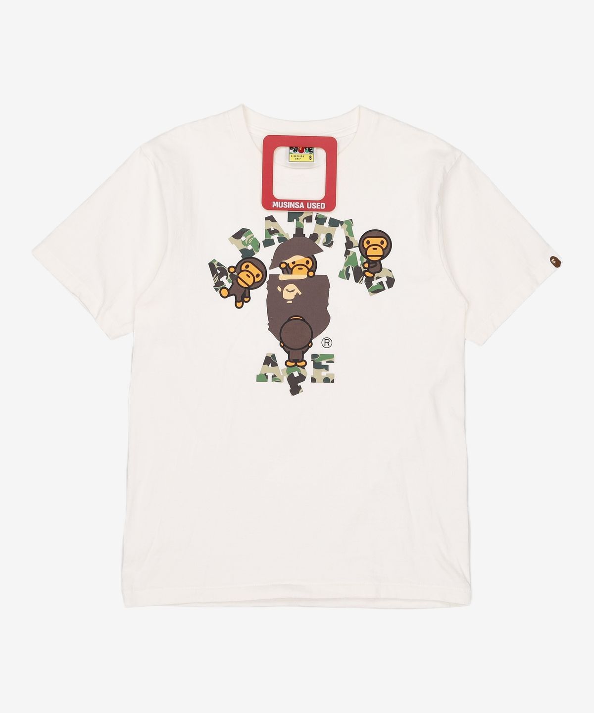 베이프(BAPE) 반소매 티셔츠 S
