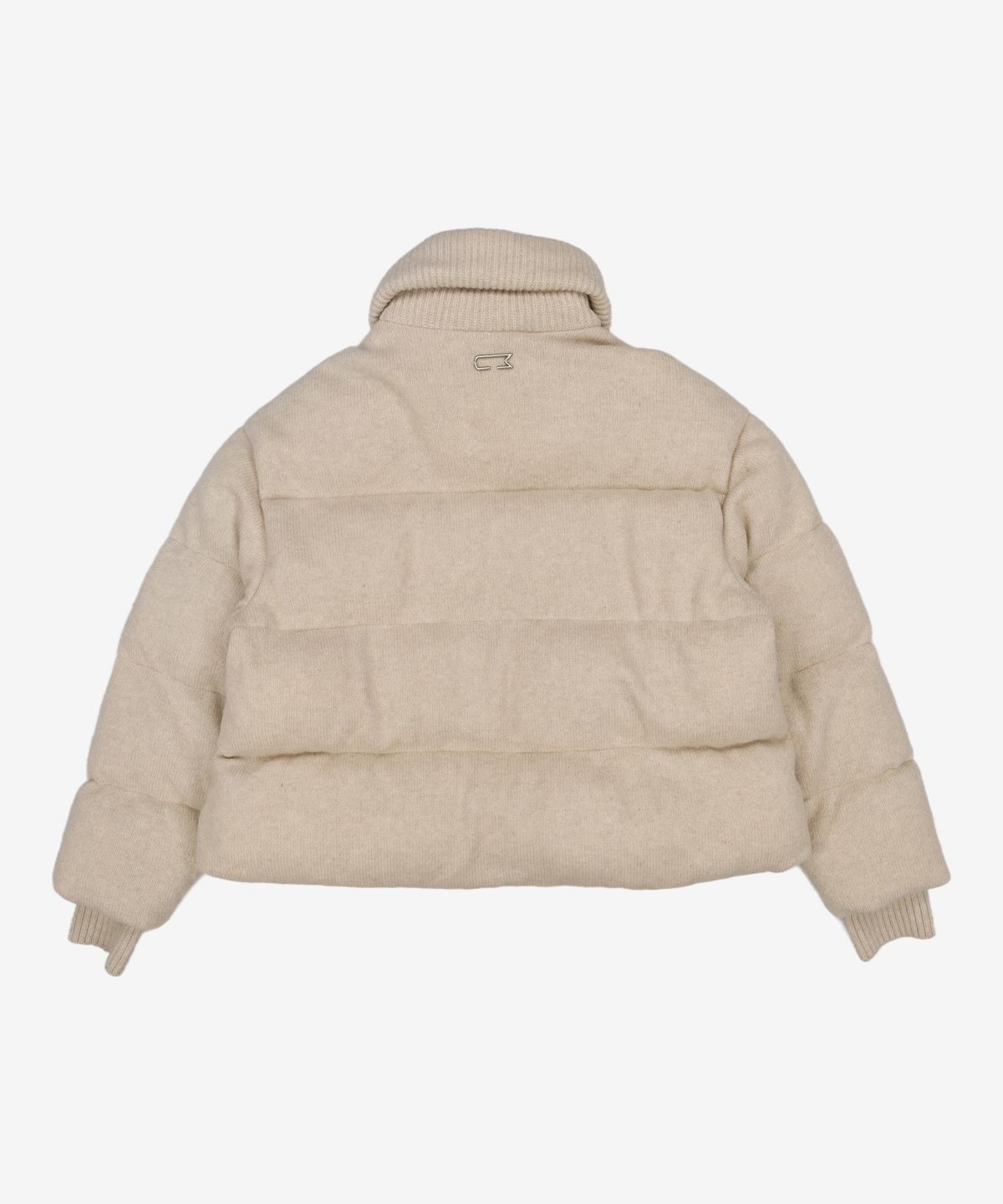 우마뭉(UMARMUNG) Pure shetland wool wing collared puffer_Lamb L