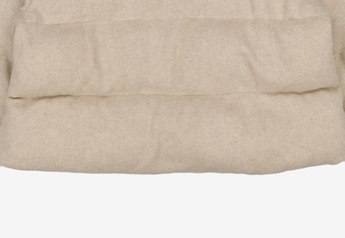 우마뭉(UMARMUNG) Pure shetland wool wing collared puffer_Lamb L