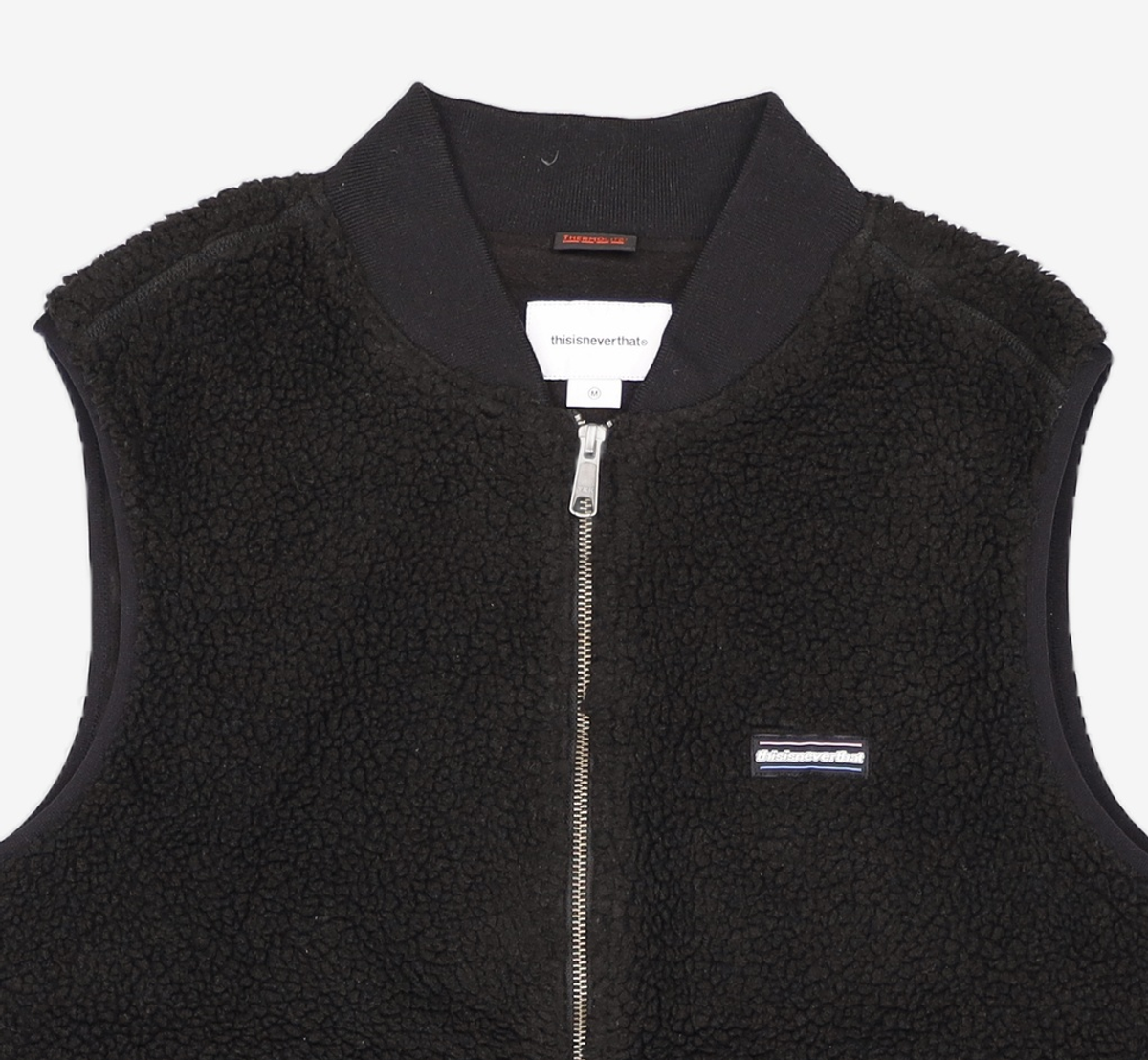 디스이즈네버댓(THISISNEVERTHAT) Sherpa Fleece Vest Black M