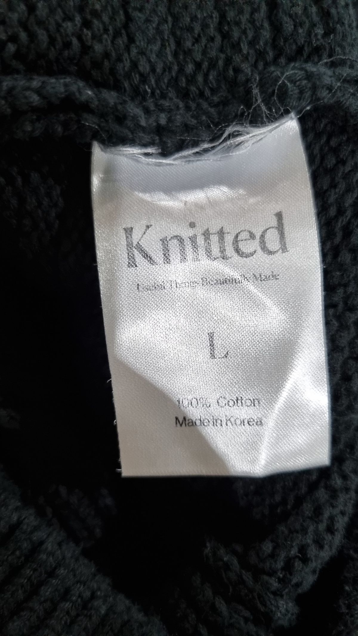니티드(KNITTED) 니트/스웨터 L