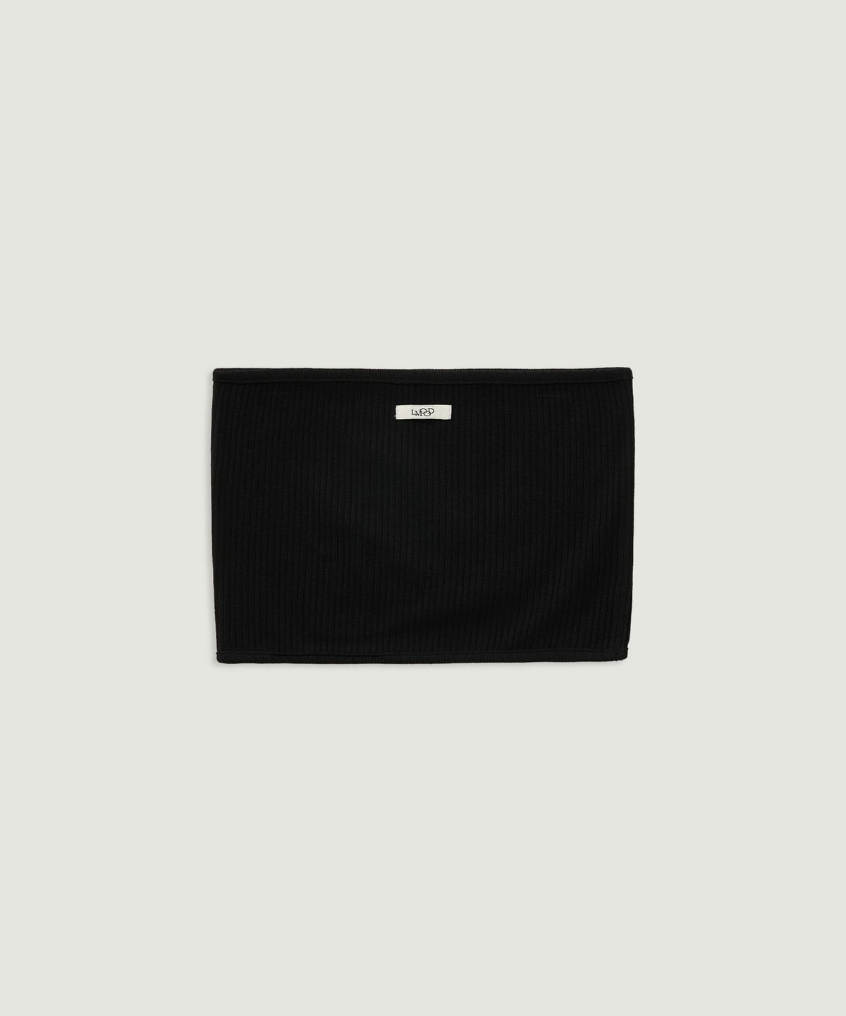 엘무드 우먼(LMOOD WOMEN) SISTER Ribbed Top and Cardigan Black