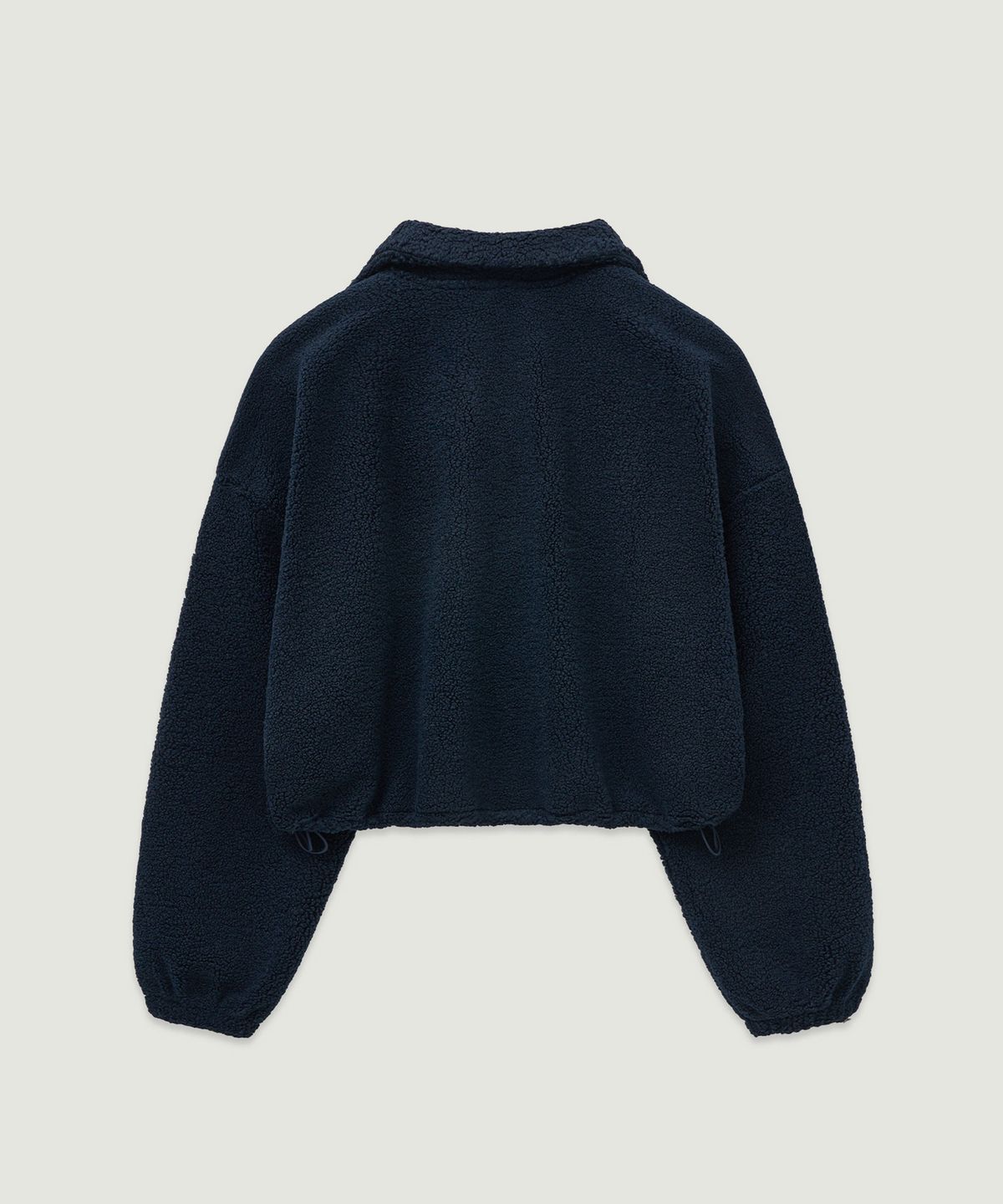 엘무드 우먼(LMOOD WOMEN) BOUCLE Fleece Pique T-shirt Navy