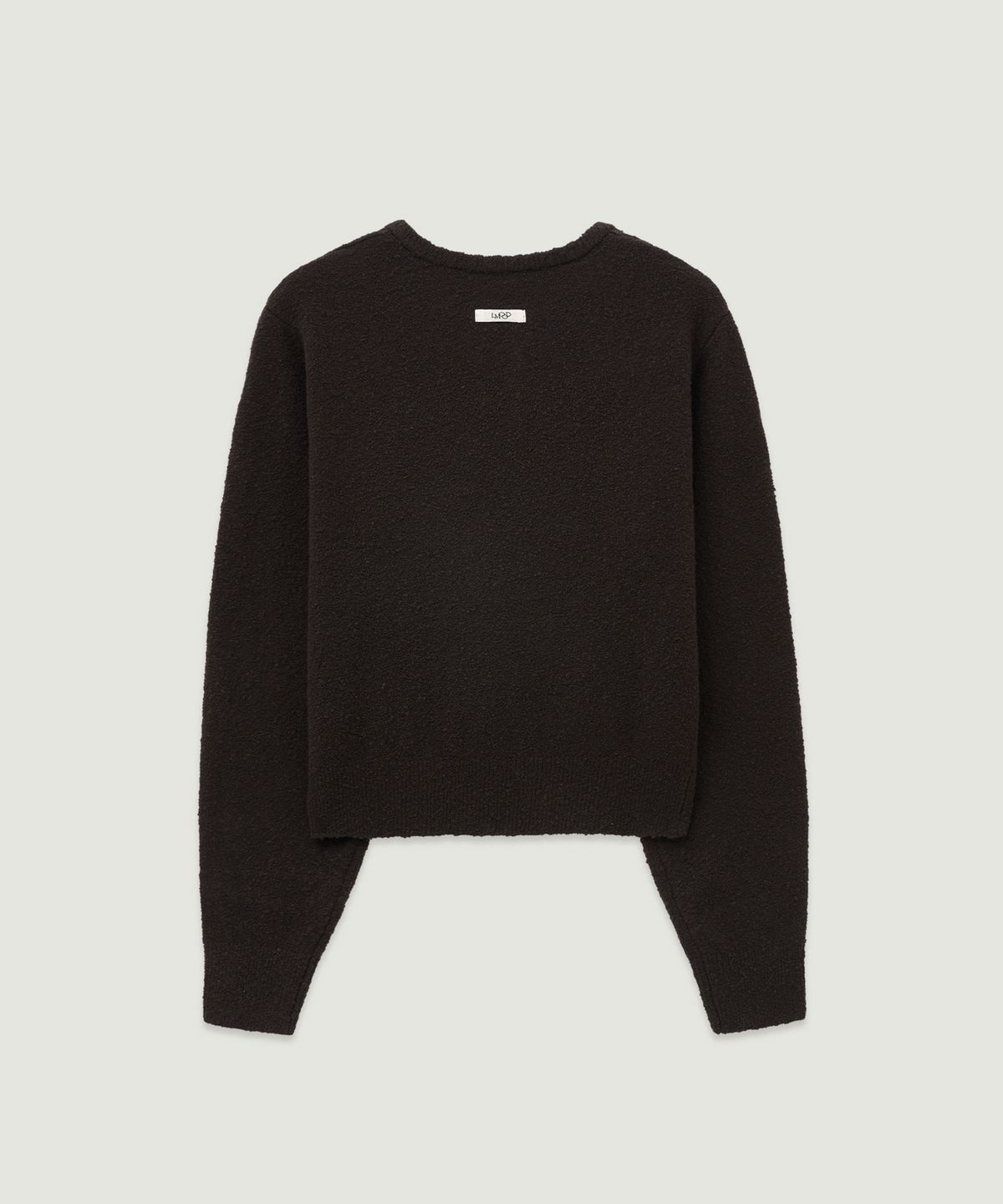 엘무드 우먼(LMOOD WOMEN) MICRO Boucle Wool Cardigan Brown