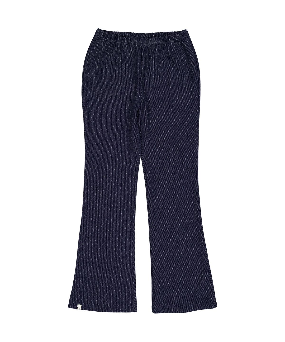 메종크렘(MAISON CREME) Perfect bootscut banding pants_Dot denim