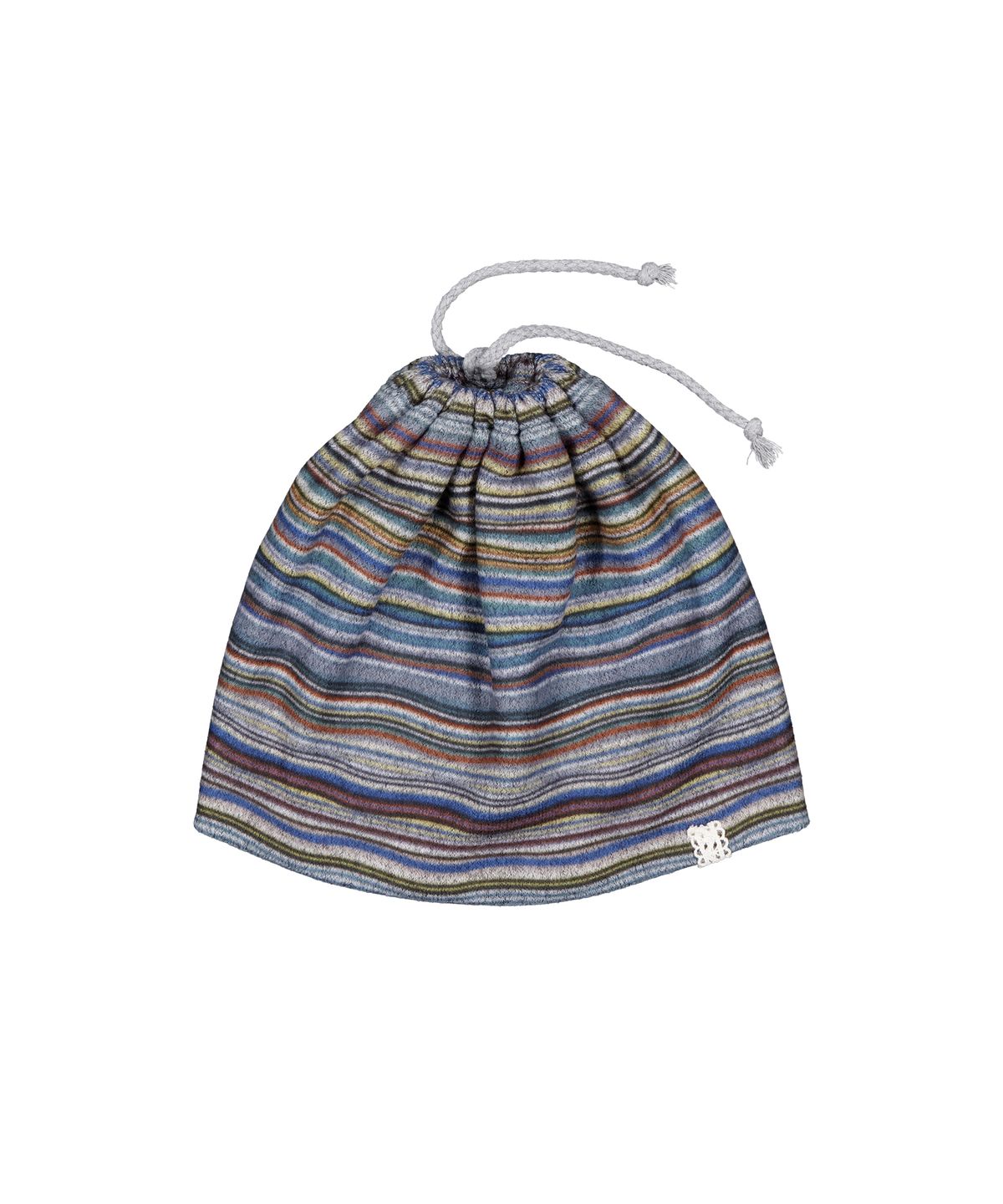 메종크렘(MAISON CREME) String loose beanie_Green stripe
