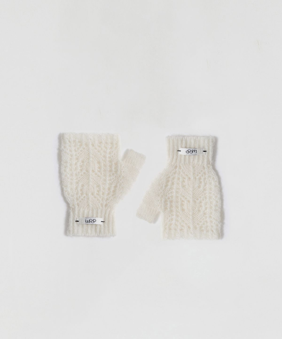 엘무드 우먼(LMOOD WOMEN) SERENE Wool Mohair Hand Warmer Cream