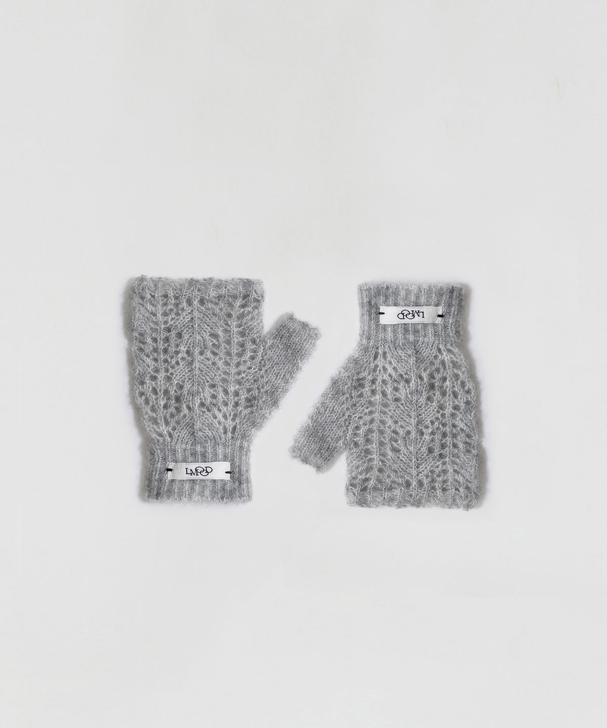 엘무드 우먼(LMOOD WOMEN) SERENE Wool Mohair Hand Warmer Heather Grey