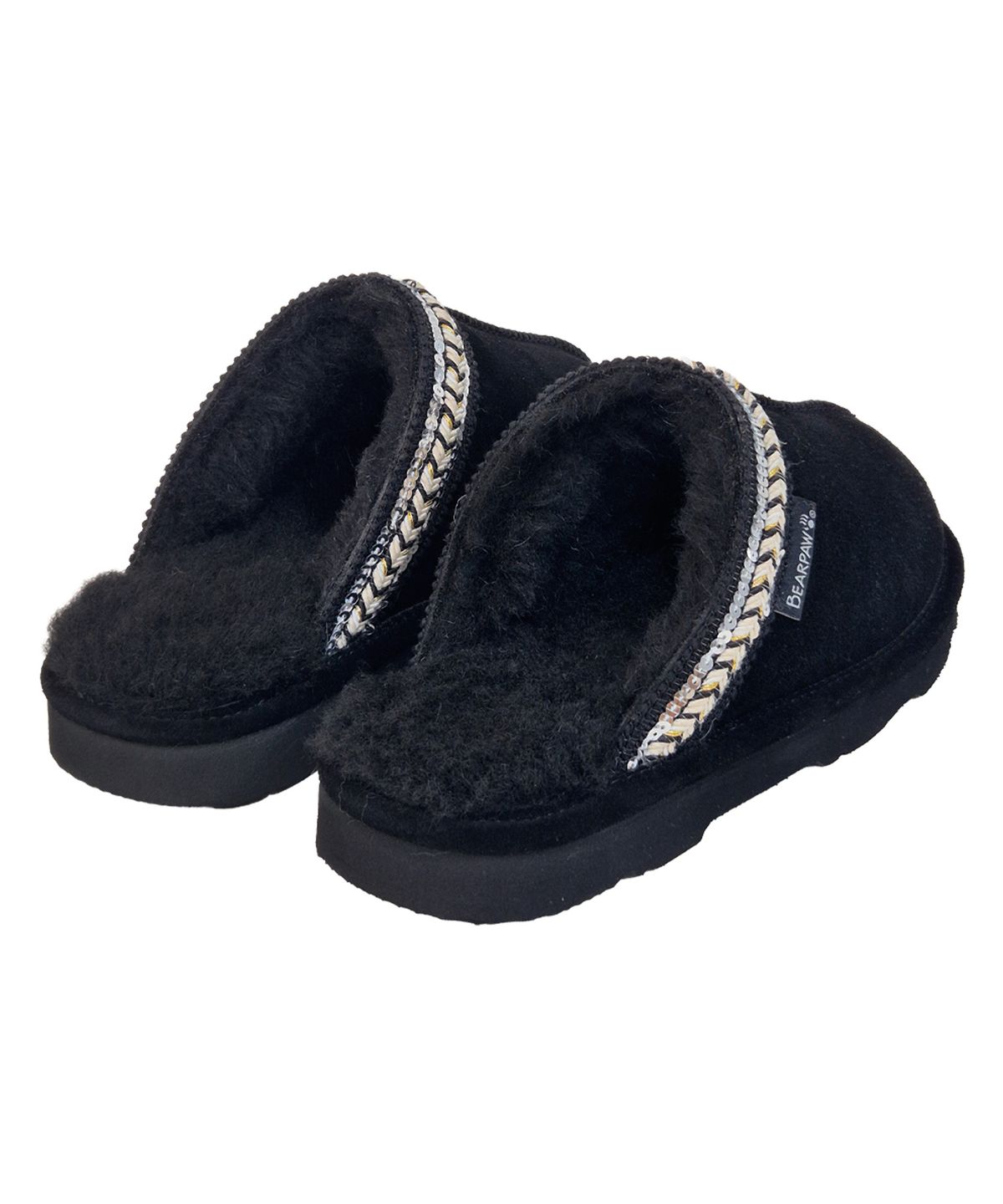 베어파우(BEARPAW) TANYA 양털슬리퍼 블랙 (K3222011RD-W)