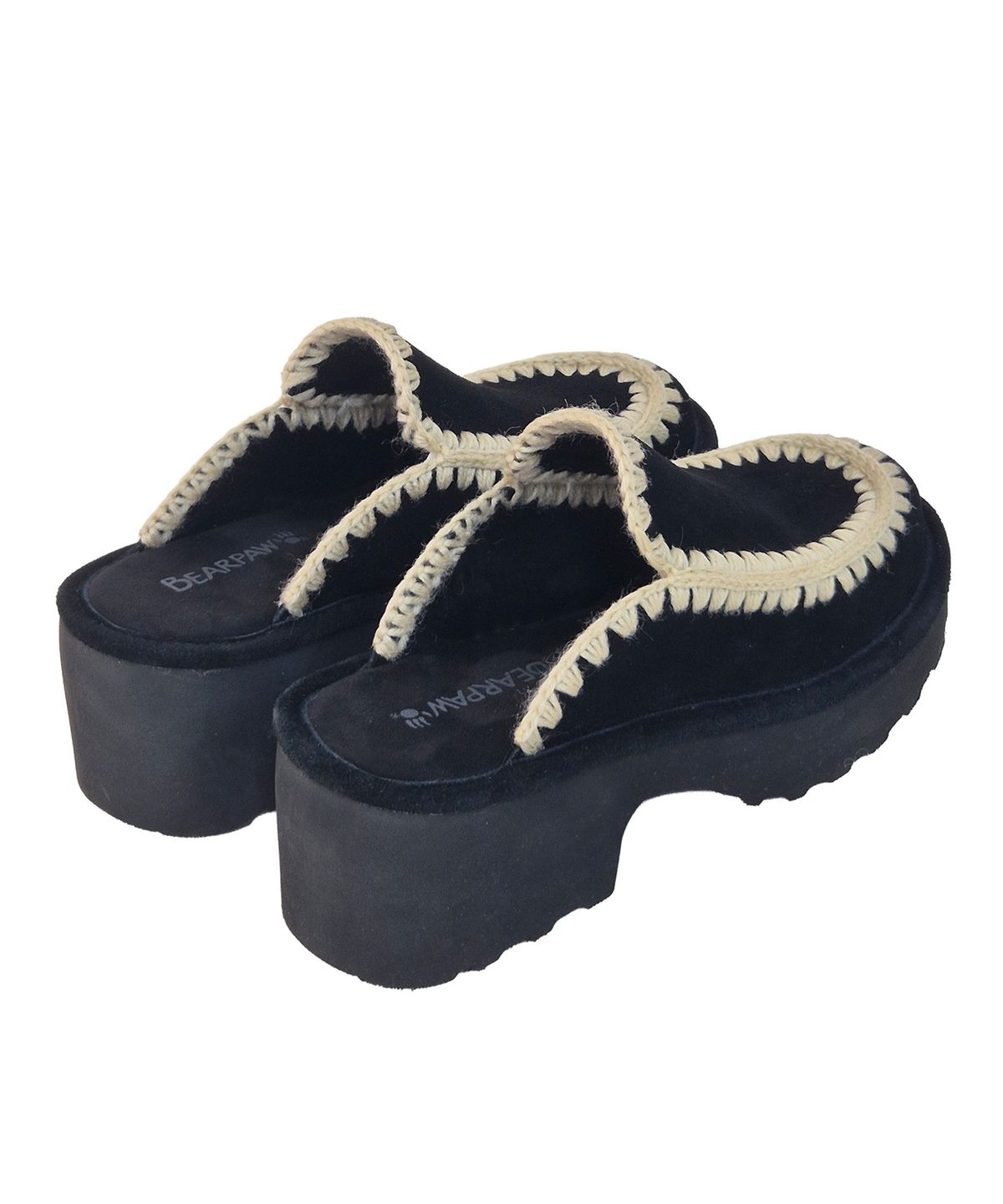 베어파우(BEARPAW) WHISPER 양털슬리퍼 블랙 (K3307001RD-W)